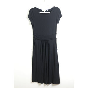 Boden Black Knit Cap Sleeve Dress - 4